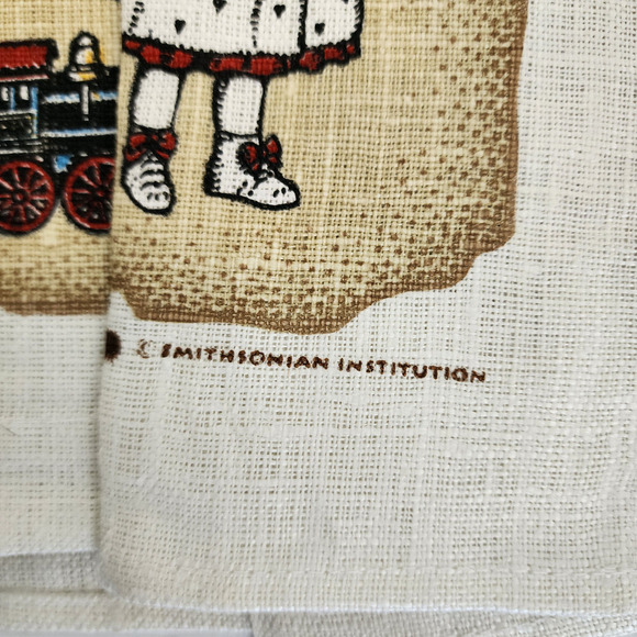 SMITHSONIAN INSTITUTION Christmas Bear / Toys Tea‎ Towel Set of 2 ~ NEW with TAG - Picture 3 of 5